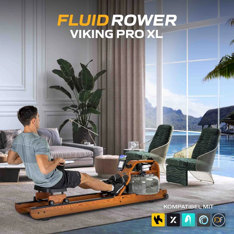 Fluid Rower Rudergerät Viking PRO XL