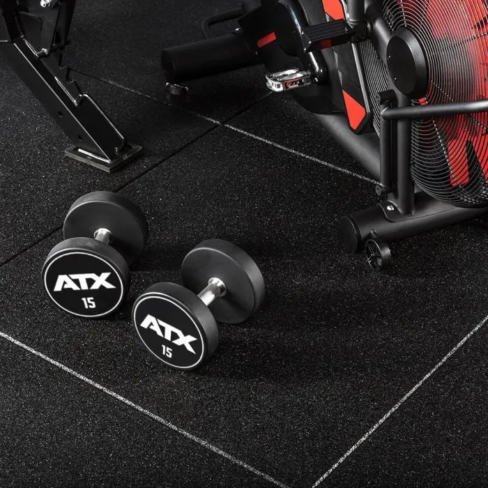 Gymfloor® - Granulat Bodenschutzplatte - Fitness - 1000 x 1000 x 15 mm
