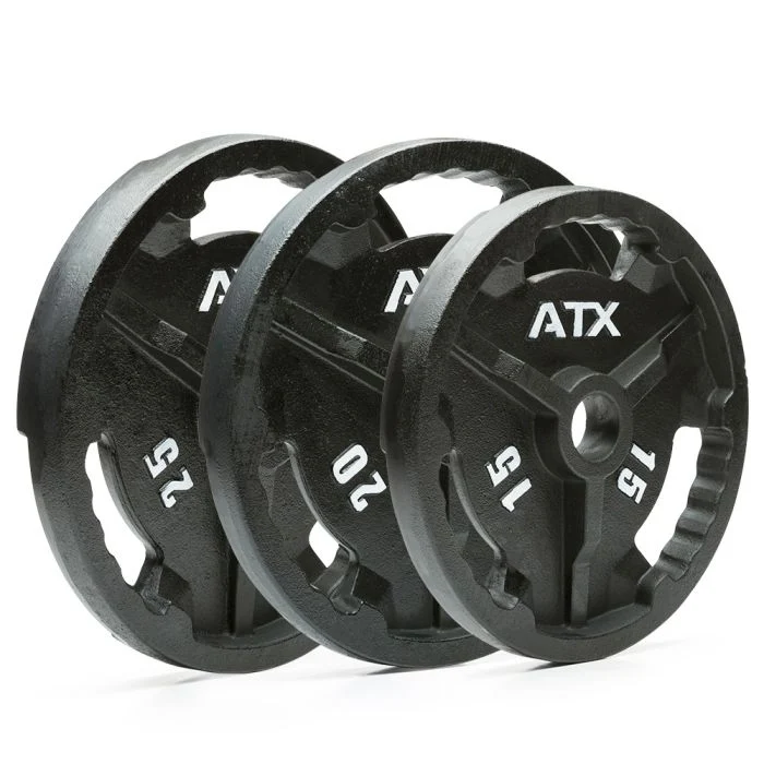 ATX® Hantelscheiben 3-Grip - Guss 50 mm