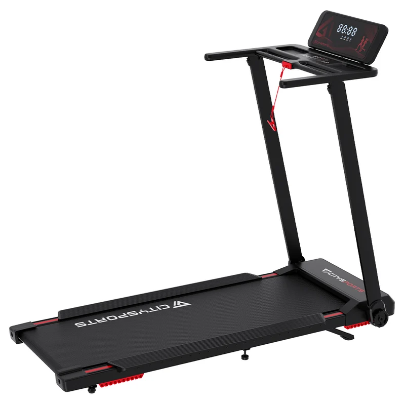 CITYSPORTS HG2-12 Laufband klappbar – 1.400 W, 1–12 km/h, Steigung 7,7 %