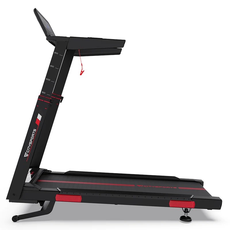 CITYSPORTS NB2-AI Laufband – 3.700 W, 1–16,5 km/h, 15 Steigungsstufen