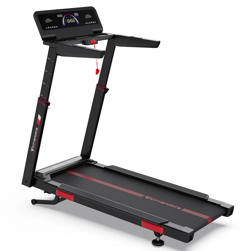 CITYSPORTS NB2 Laufband – 3.700 W, 1–16,5 km/h, 15 elektrische Steigungsstufen