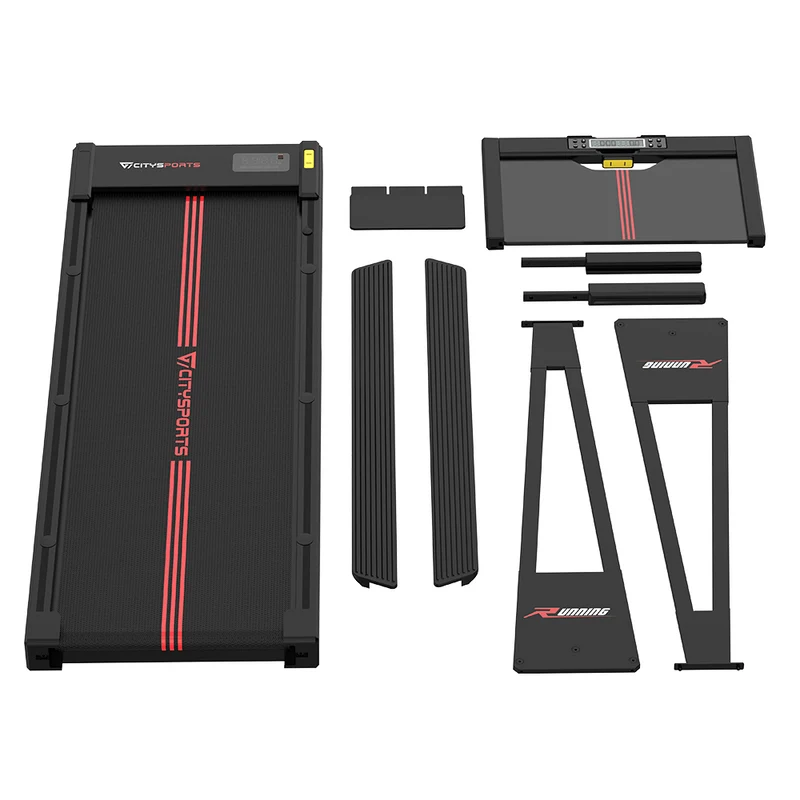 CITYSPORTS HG6 Laufband klappbar – 1.400 W, 1–12 km/h, 3 Steigungsstufen