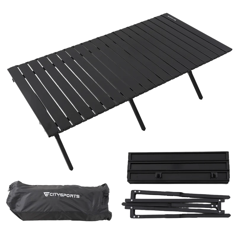 CITYSPORTS DJZ01 Campingtisch klappbar 120 × 60 cm – stabiles Gestell