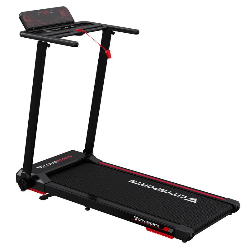CITYSPORTS WP9 Laufband klappbar – 1.400 W, bis 12 km/h, Steigung bis 7,7 %