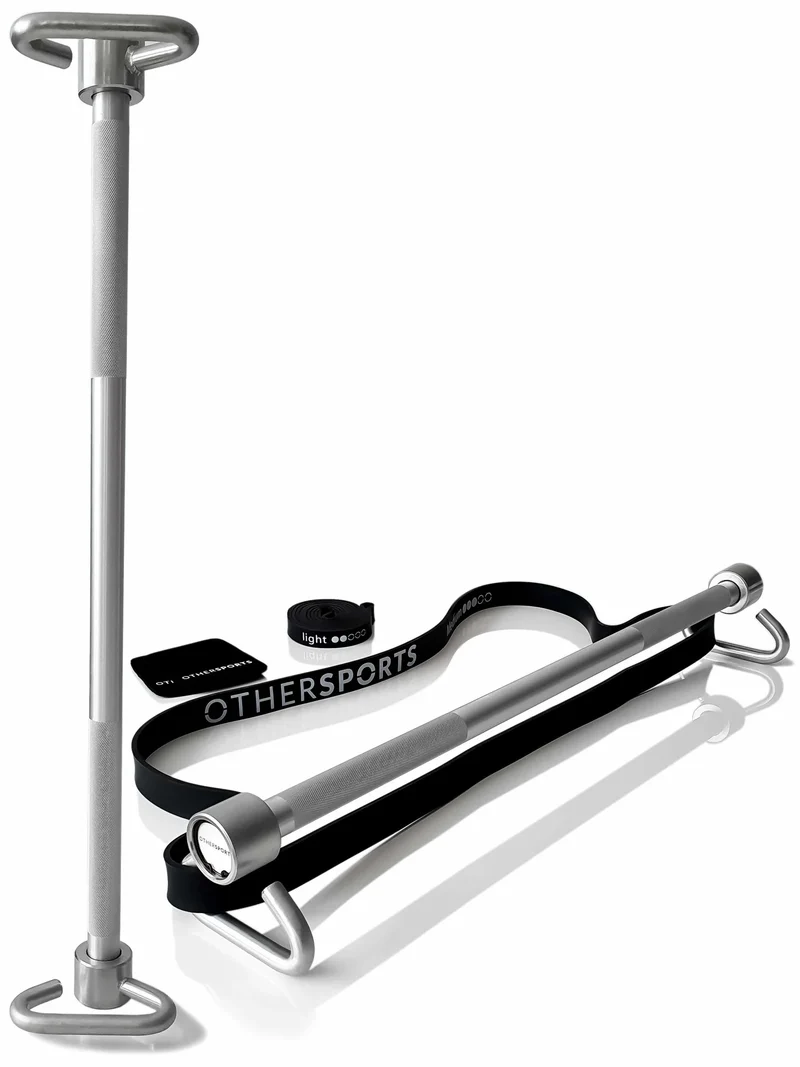 Bundle Sportboard Kork & Fitness Stange - Eigengewicht Training gegen die Schwerkraft