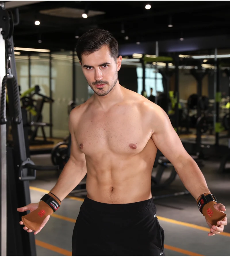 SHAPE YOUR BODY - Profi Zughilfe Griffpolster Fitness Sport Handschuhe
