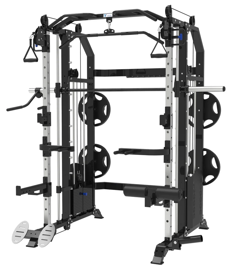 TZ-FITNESS® Multi Funktional Smith Maschine mit Steckgewichte TZ-Q1009A
