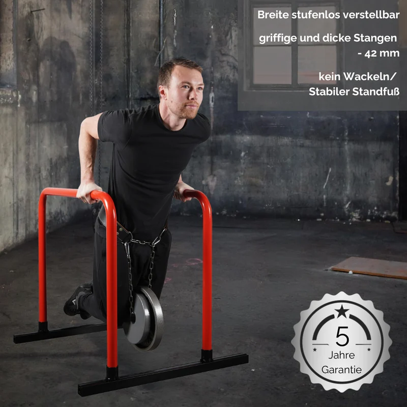 HIGH PARALLETTES mit kleinen Schönheitsfehlern