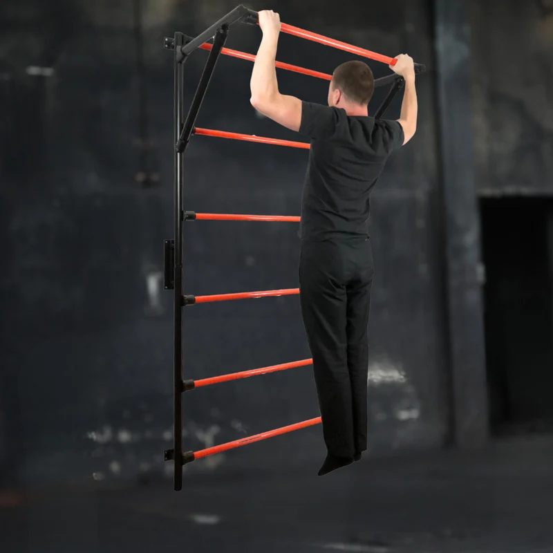 SPROSSENWAND MIT KLIMMZUGSTANGE