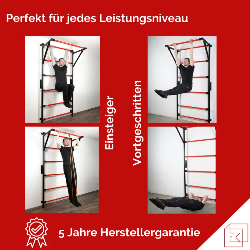 SPROSSENWAND MIT KLIMMZUGSTANGE