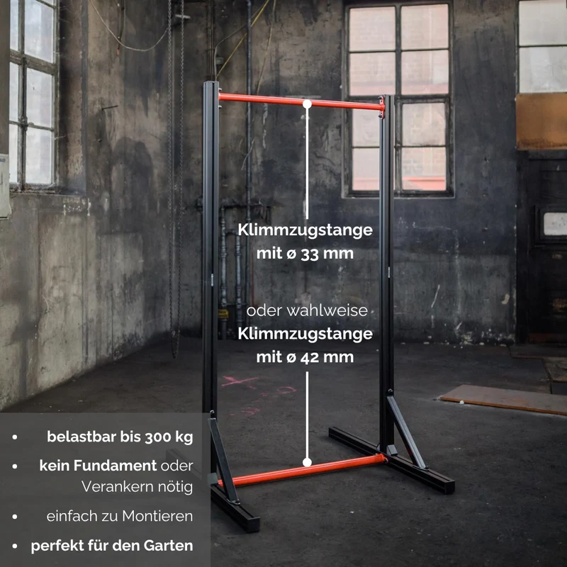 Premium Klimmzugstange freistehend (BASIC STRENGTH BAR)