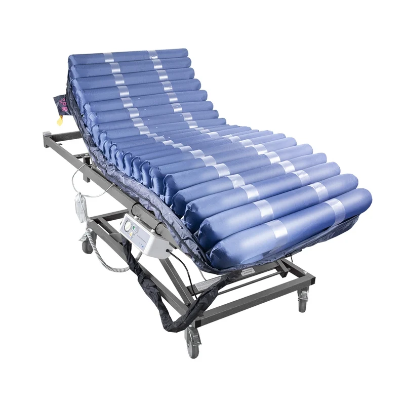Anti Dekubitus Matratze | Mit Kompressor | TPU Nylon | Verschiedene Breiten | 20 Zellen | Blau | Mobi 4 | Mobiclinic