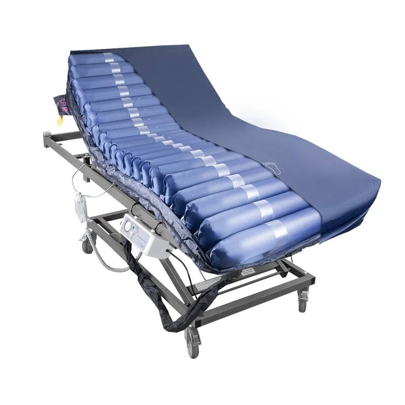 Anti Dekubitus Matratze | Mit Kompressor | TPU Nylon | Verschiedene Breiten | 20 Zellen | Blau | Mobi 4 | Mobiclinic