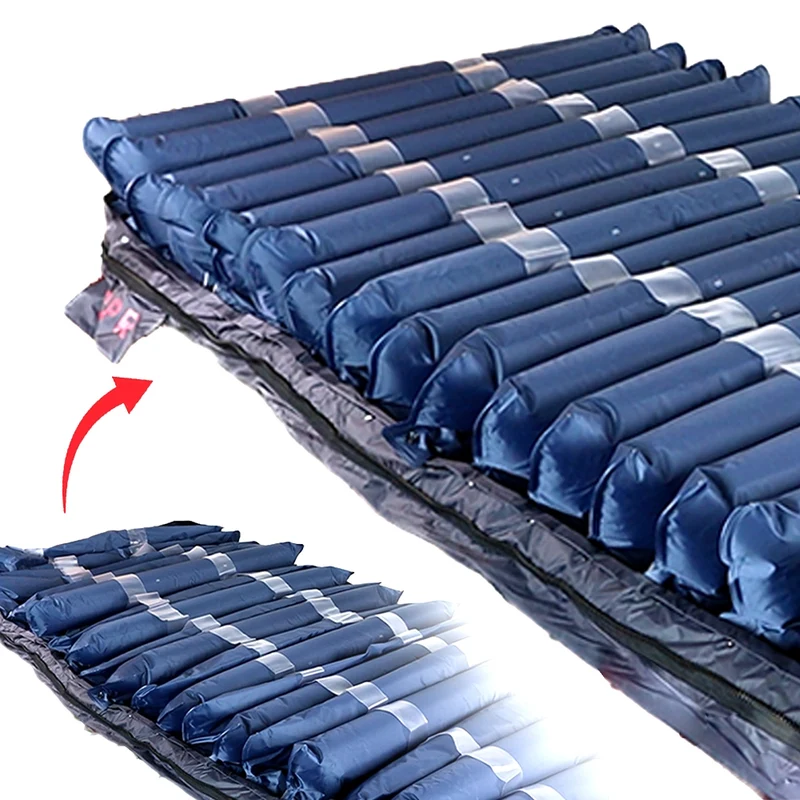 Anti Dekubitus Matratze | Mit Kompressor | TPU Nylon | Verschiedene Breiten | 20 Zellen | Blau | Mobi 4 | Mobiclinic
