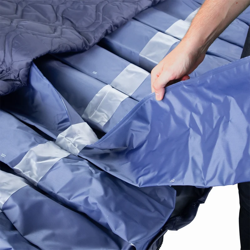 Anti Dekubitus Matratze | Mit Kompressor | TPU Nylon | Verschiedene Breiten | 20 Zellen | Blau | Mobi 4 | Mobiclinic