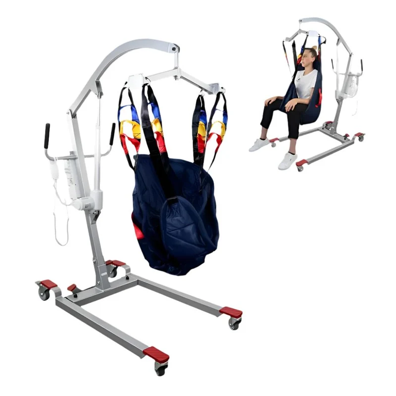 Elektrokran | Inkl. 4-Haken-Gurt | Einsatz beim Laden | Compact | Max. 180 kg | Fortuna Basic | Mobiclinic