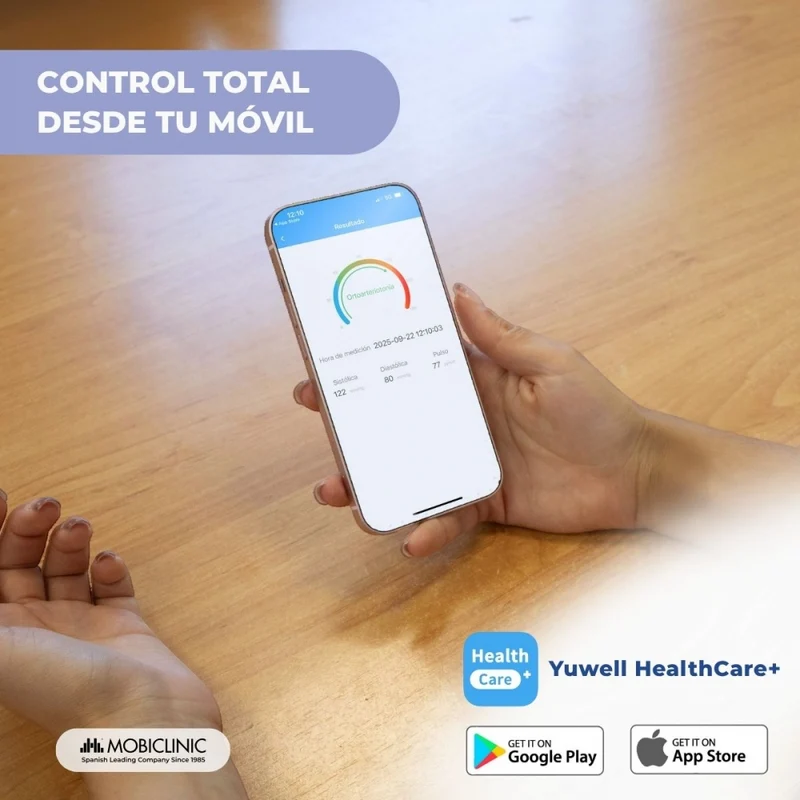 Arm-Blutdruckmessgerät | Bluetooth und APP | Sprachführung | Speicher | Fehlererkennung | USB | Cardiomed | Mobiclinic