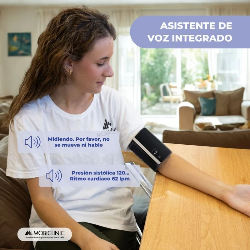 Arm-Blutdruckmessgerät | Bluetooth und APP | Sprachführung | Speicher | Fehlererkennung | USB | Cardiomed | Mobiclinic