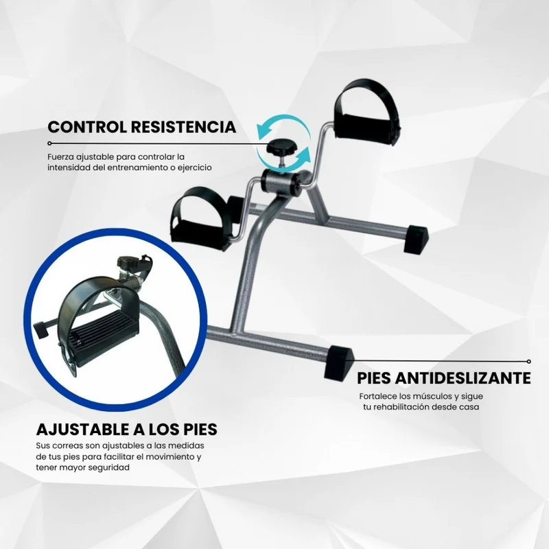 Pedaltrainer | Arm- und Beintrainer | Rutschfestes Gummi | Modell: Camino | Mobiclinic