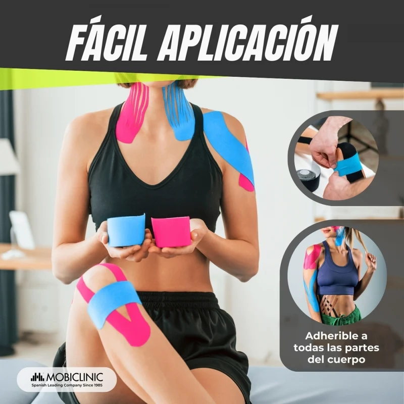 Kinesio Tape | Klebebänder |5cm x 5m | Mobitape| Mobiclinic