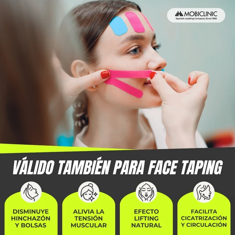 Kinesio Tape | Klebebänder |5cm x 5m | Mobitape| Mobiclinic