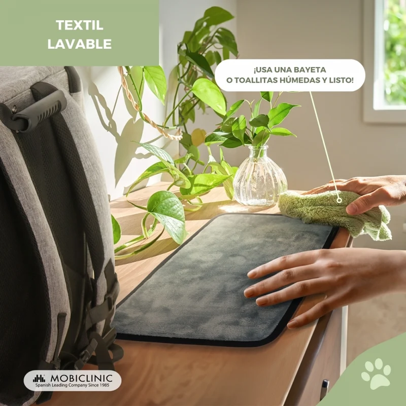 Tragetasche für Haustiere | Erweiterbar | Faltbar | 37x29x37,5 cm | Belüftung | Futterspender + Taschen | Tula| Mobiclinic