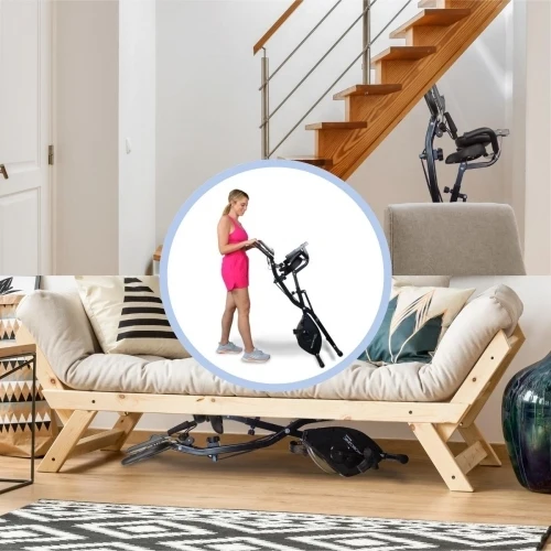 Mini-Gym-Rucksack für zu Hause | Yogamatte | Klimmzugstange für die Wand | Heimtrainer | Ellipsentrainer | Mobiclinic