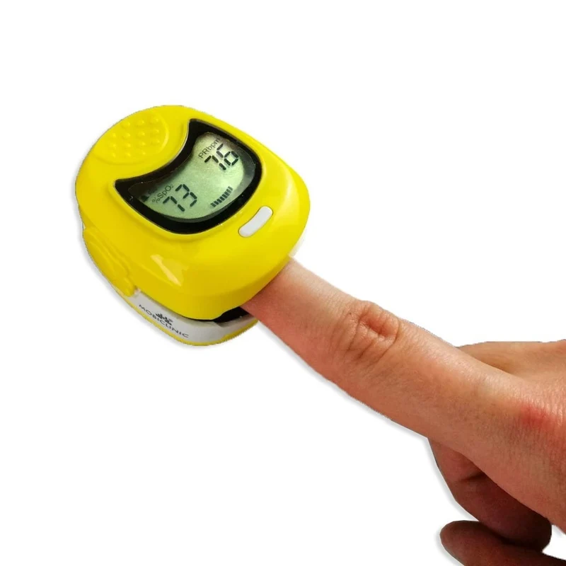 Pulsoximeter | Kinder | LCD Display | Herzfrequenz und Balkendiagramm | PX-03 | Mobiclinic