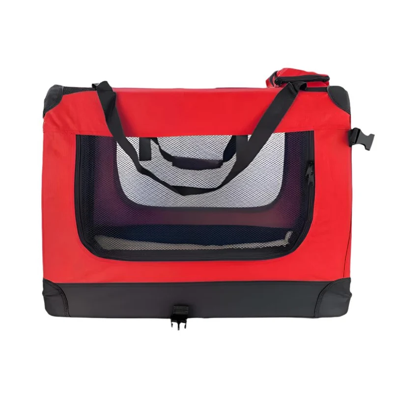 Transportbox für Haustiere | div. Größen | Unterschiedliches max. Gewicht| Faltbar | Rot | Modell: Balú | Mobiclinic