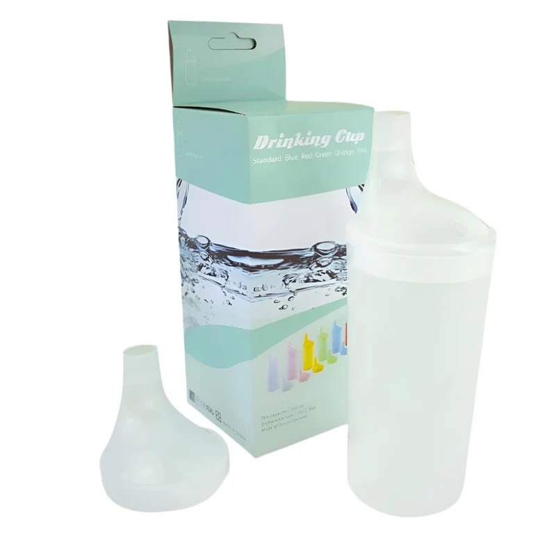Auslaufsicherer Becher mit Nuckel | 2 Nuckel | Kunststoff