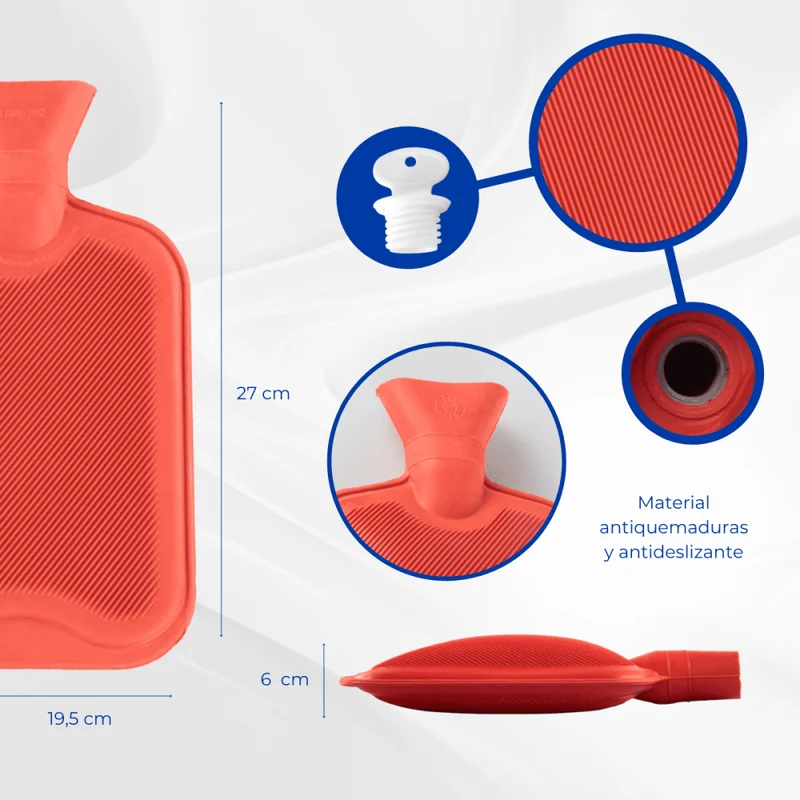 Wärmflasche | Flexibel und resistenten Materialien | schottisch Muster | Mobiclinic