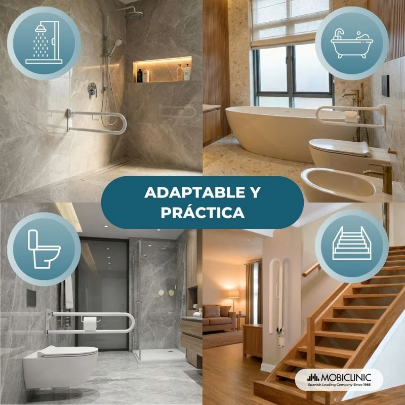 Sicherheitsbügel | Badezimmer | Klappbar | Papierhalter | Arco