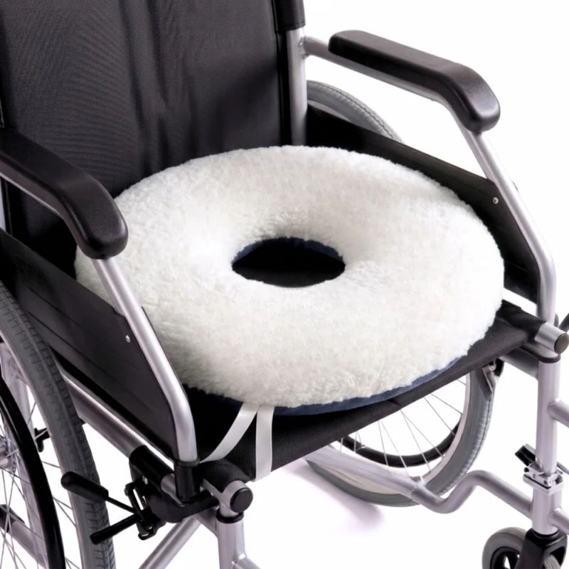 Anti-Dekubitus-Kissen | Rund | Mit Loch | Für Stuhl oder Sofa | 44 x 44 cm | Mobiclinic