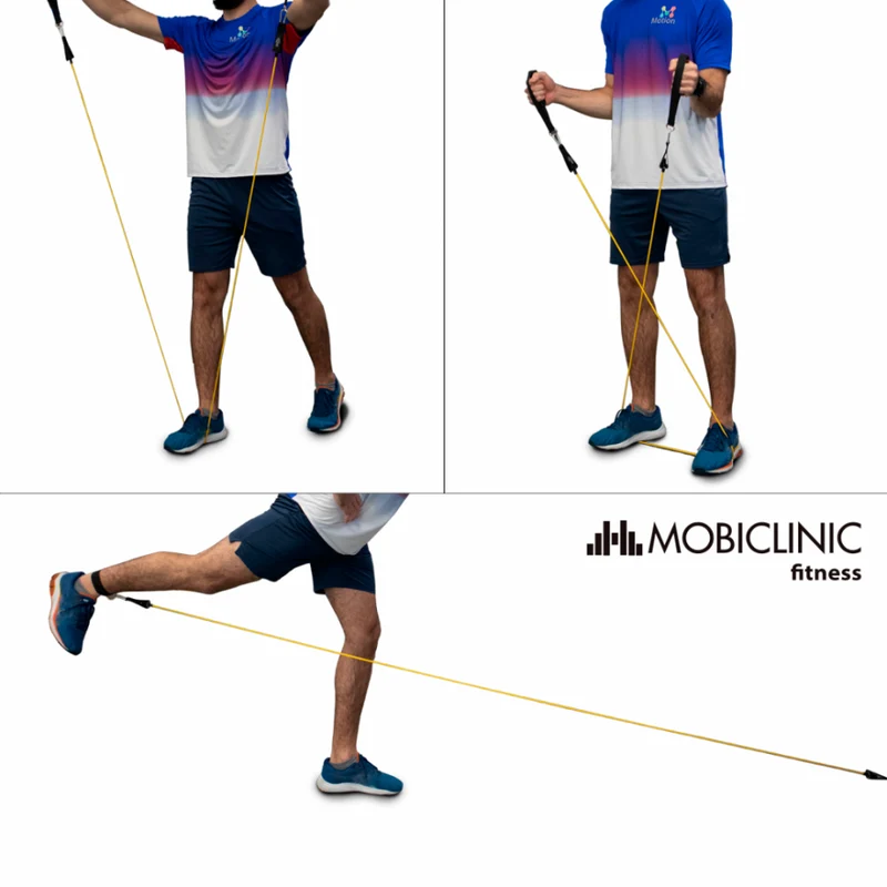Home Gym Fitness Pack | Elastische Bänder | Pedaliergeräte | Klimmzugstangen | Heimtrainer | Ellipsentrainer | Mobiclinic
