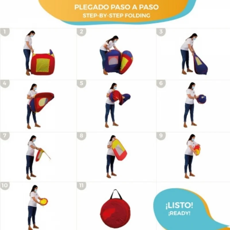 Kids Travel and Play Pack | Kleinkinderzelt | Kinderwagen | Reisehochstuhl | Babyschale | Mobiclinic