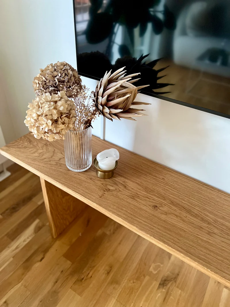 COC No21 - WoodWay Bænk i massivt egetræ. Håndlavet i Danmark. Klassisk design.