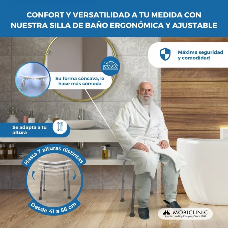 Duschhocker | U-förmige | Bahía | Mobiclinic