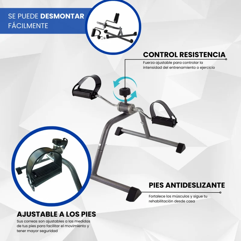 Abnehmbares Pedalboard | Verstellbarer Fußtrainer | Arm und Beintrainer | Sendero | Mobiclinic