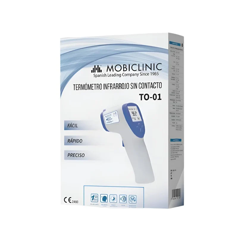 Infrarot Thermometer | Kontaktlos | Blau | TO-01 | Mobiclinic