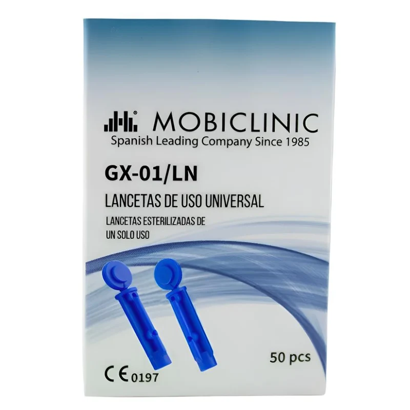 Lanzetten | 50er Pack | Universal für Blutzuckermessgerät | Mobiclinic