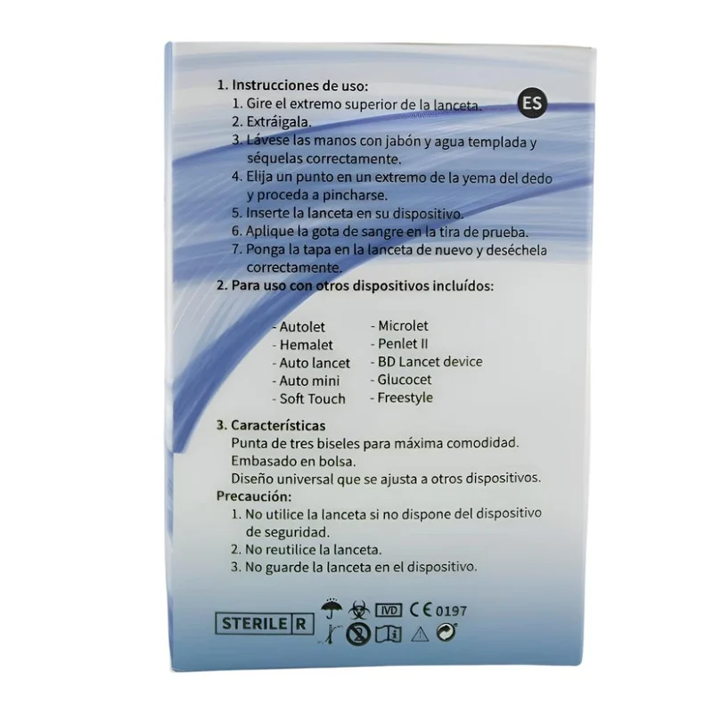 Lanzetten | 50er Pack | Universal für Blutzuckermessgerät | Mobiclinic