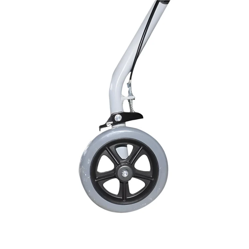 Rollator | Aluminium | Faltbar | Bremsgriffe | Sitz und Rückenlehne | Für Senioren | Grau | Alhambra | Mobiclinic