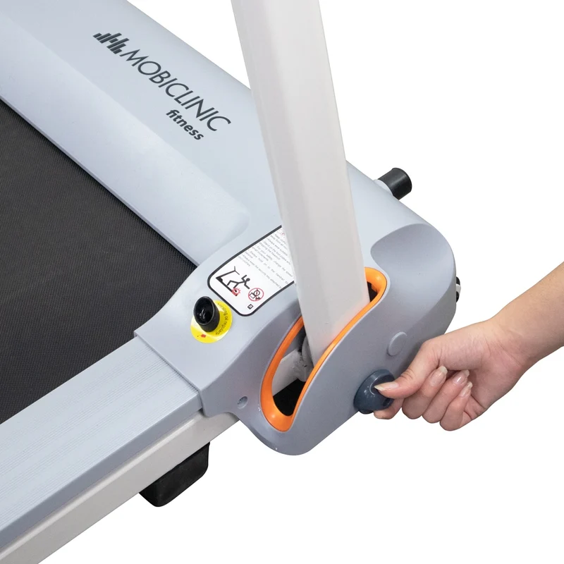 Klappbares Laufband | Elektrisch | LED-Display | 14km/h | APP-Training | Handyhalterung | Modell: Tibet | Mobiclinic