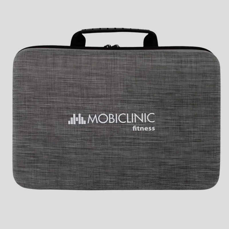 Massagepistole | Tragbar | LCD-Bildschirm | 6 Aufsteckköpfe | 30 Stufen | Modell: PS-01 | Mobiclinic