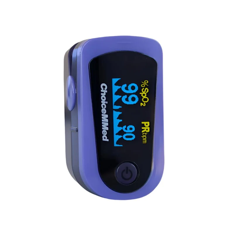 Fingerpulsoximeter | SpO2 | Plethysmographische Wellenform | OLED-Display | Mobiclinic