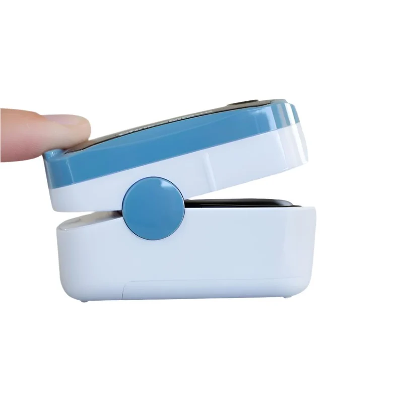 Fingerpulsoximeter | Plethysmographische Kurvenform | Herzfrequenz und SpO2 | OLED-Display | Mobiclinic