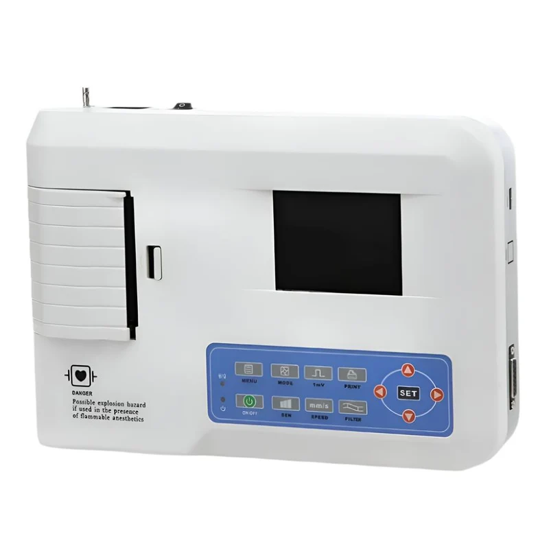 Elektrokardiograph ECG300G 3 Kanal EKG | LCD Bildschirm | Drucksystem | MB300G | Mobiclinic