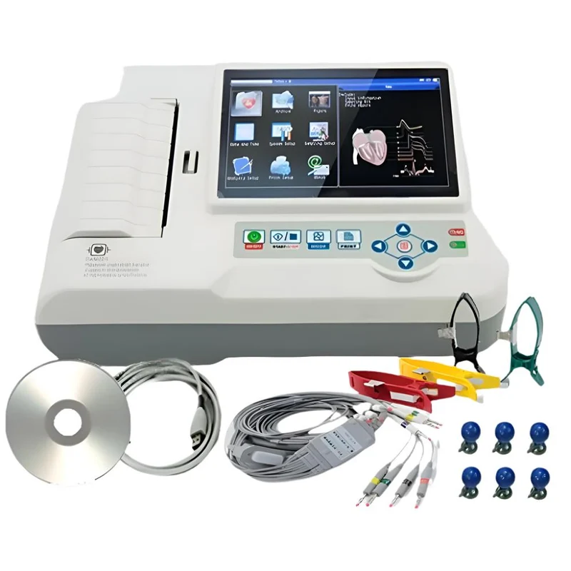 6/3-Kanal Digital EKG600G Elektrokardiograph | Software und Bildschirm | MB600G | Mobiclinic