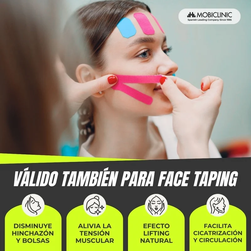 Kinesio Tape| 5cm x 5m | 12 Einheiten | Mobiclinic